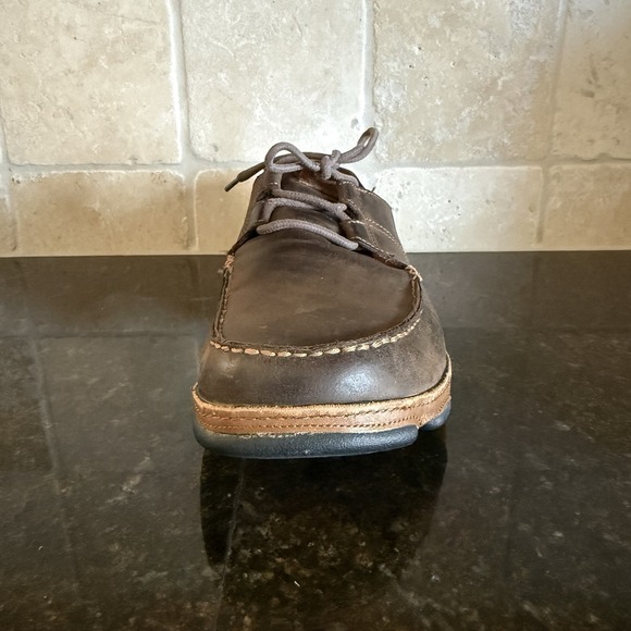 Olukai Ohana Lace-Up Shoes Mens Size 10.5 Brown Leather‎ Nubuck Casual Comfort main image 6